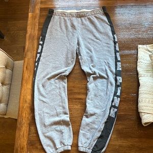 PINK Sweat Pants - Gray- XS